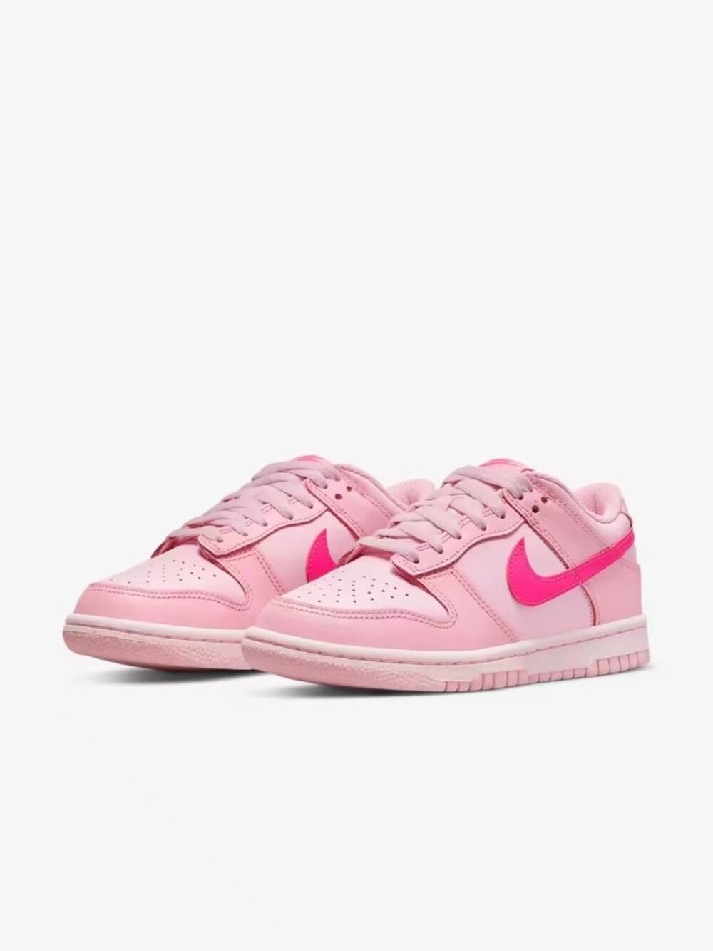 Nike Dunk Low Triple Pink GS DH9765‑600 Pink Barbie Sneakers Shoes
